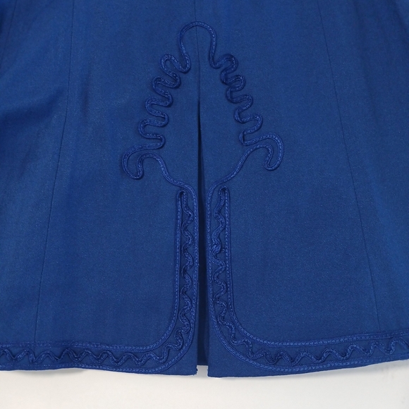 JUSTIN TAYLOR Blazer Tunic EMBROIDERD  Woman  Size 12 - Picture 4 of 14